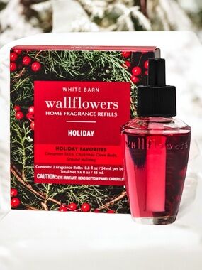 Bath & Body Works Wallflowers Refill Holiday Christmas Winter Refills 2 Pack